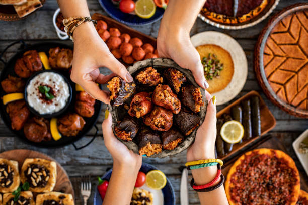 Traditional foods concept.