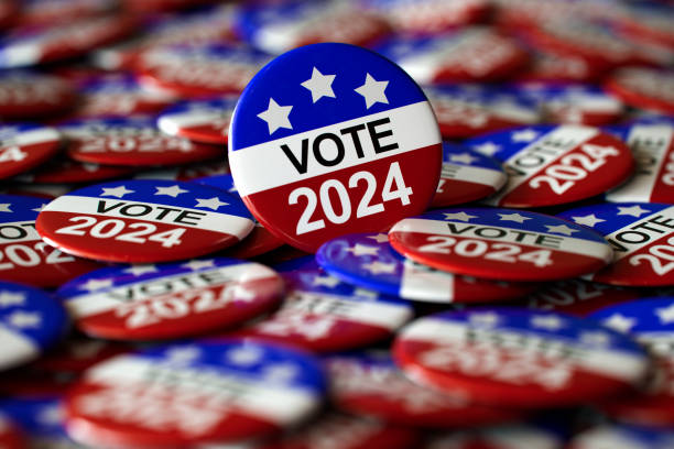 2024 President Election get out and vote pins.