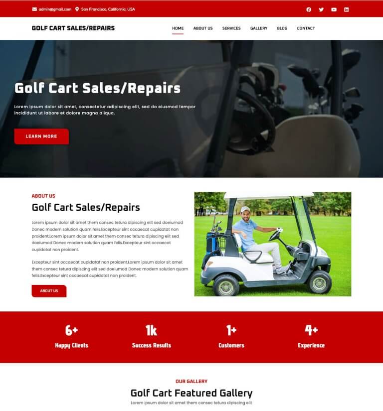 golf cart sales repairs