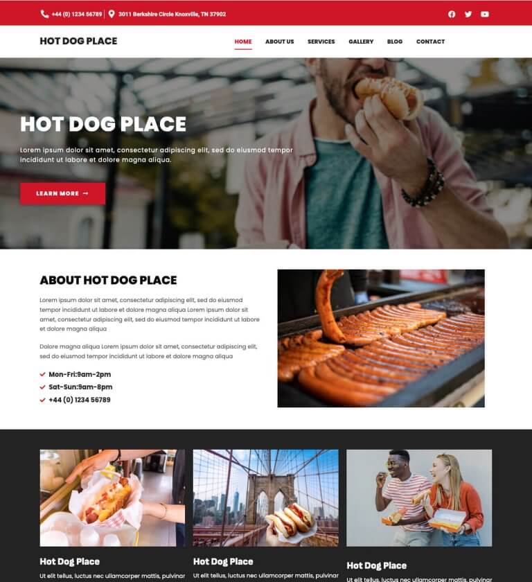 hot dog place